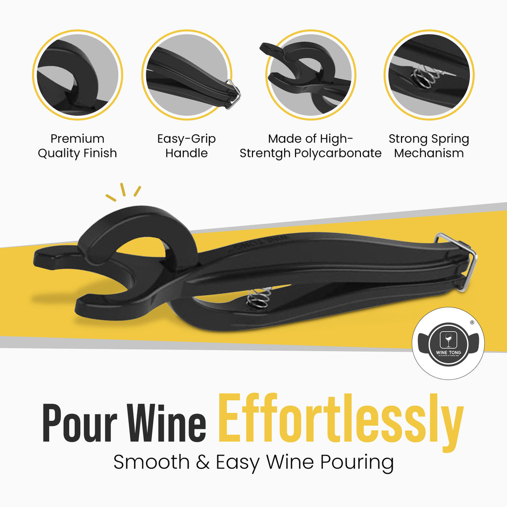Wine Tong® ECO Ivory | Tong for Pouring Wine from Bag in Box Container