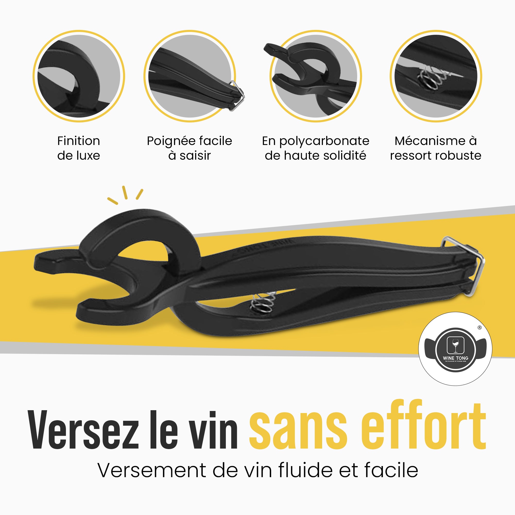 Wine Tong® ECO Burdeaux | Pinces pour servir le vin en Cubi de Vin ou en Bag in Box
