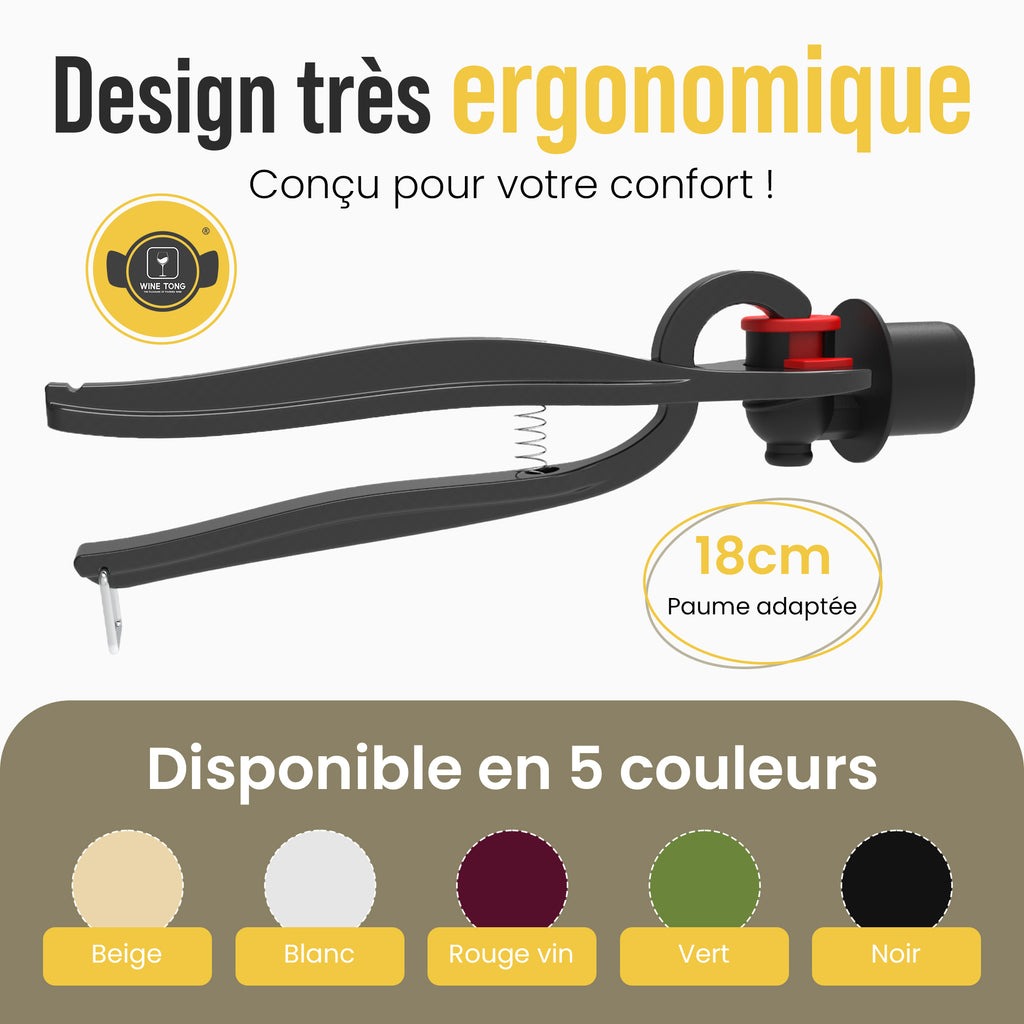 Wine Tong® ECO Burdeaux | Pinces pour servir le vin en Cubi de Vin ou en Bag in Box