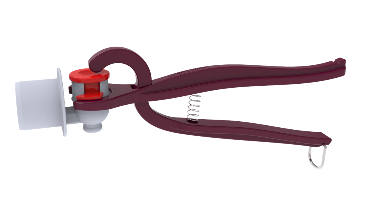 Wine Tong® ECO Burgundy | Tong for Pouring Wine from Bag in Box Container