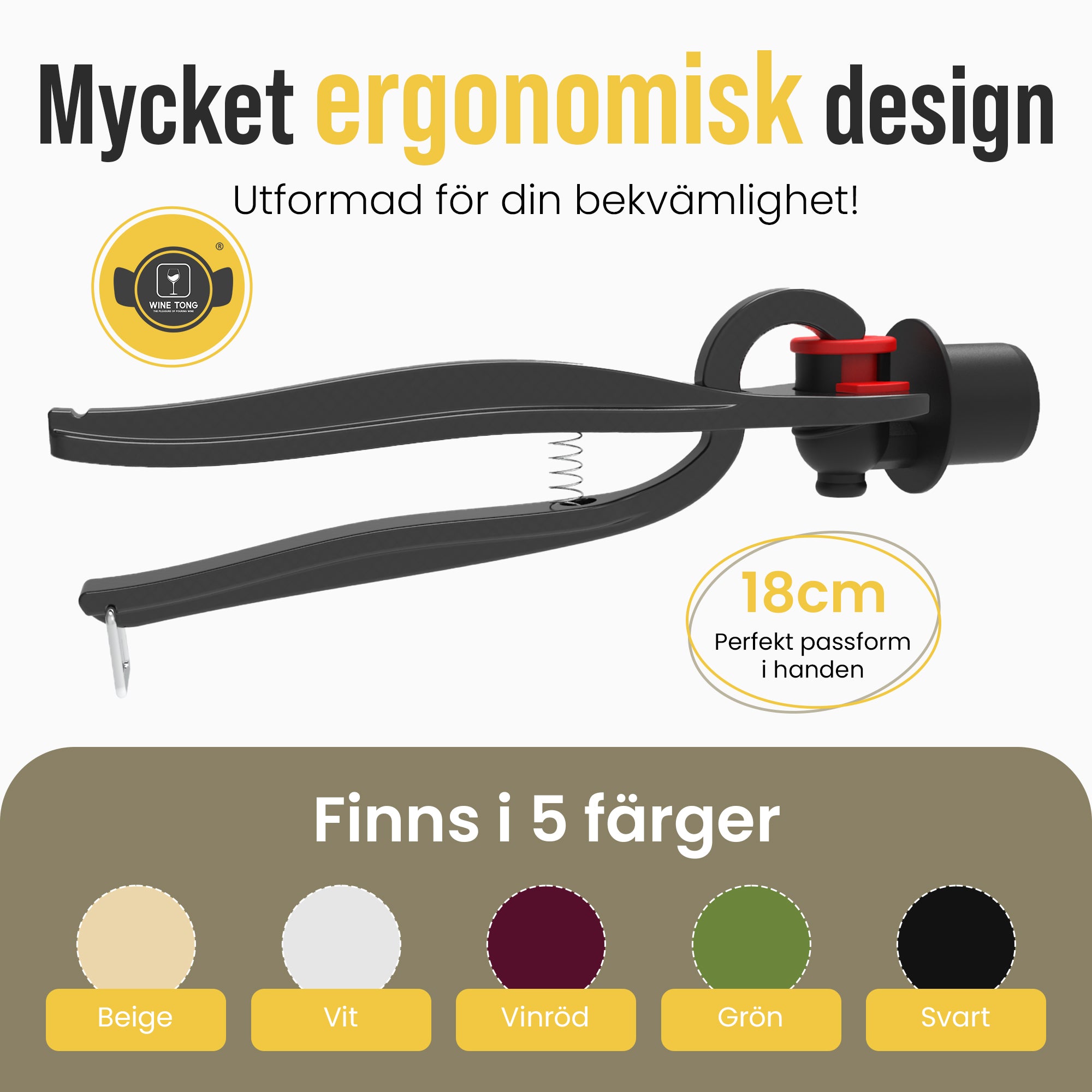 Wine Tong® ECO Grön | Tång för att hälla vin från Bag in Box-behållare