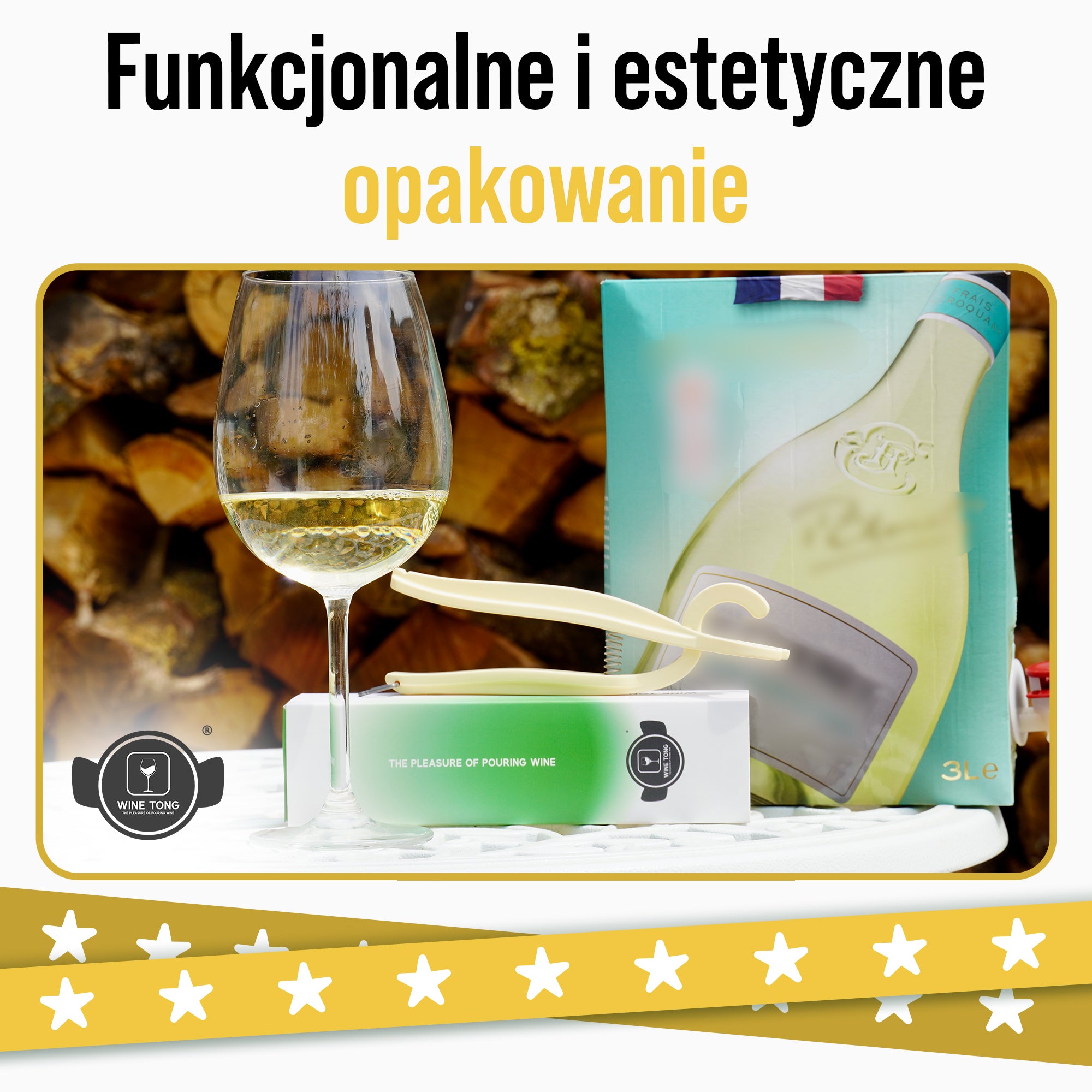 Wine Tong® ECO Grön | Tång för att hälla vin från Bag in Box-behållare