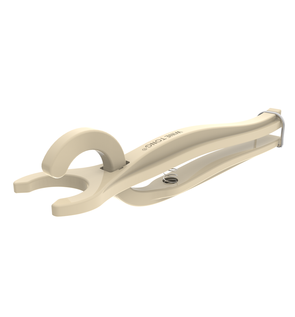 Wine Tong® ECO Ivory | Tong for Pouring Wine from Bag in Box Container
