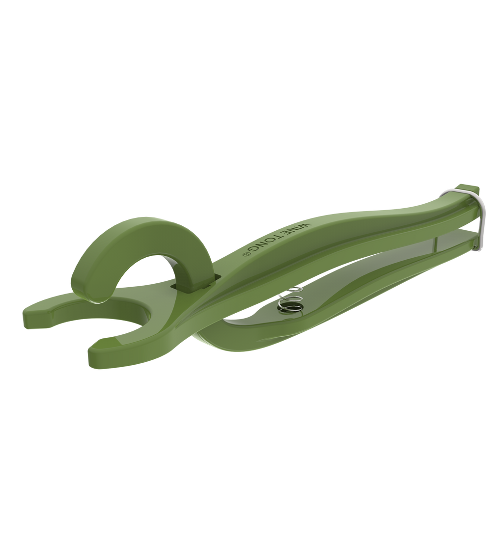 Wine Tong® ECO Olive Green | Tong for Pouring Wine from Bag in Box Container
